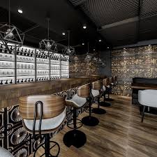 loft bar Modello 3D in Ristorante 3DExport